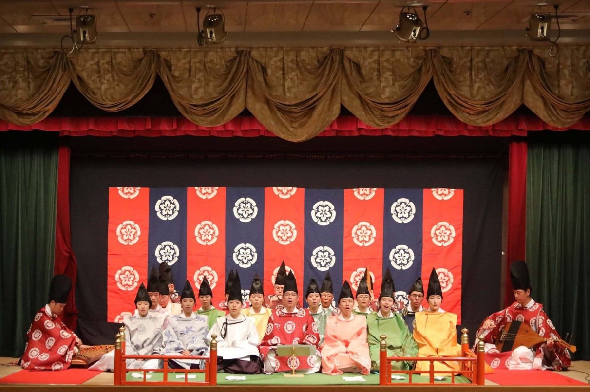 「市民学びの会」名古屋市指定無形文化財　催馬楽「桜人」 